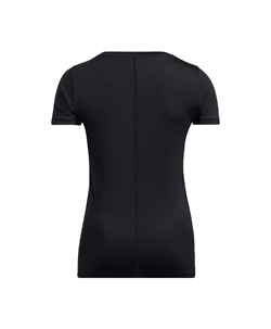 MAGLIA A MANICHE CORTE HEATGEAR ARMOUR BLACK DONNA